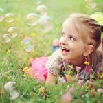 Girl experiencing God through her senses