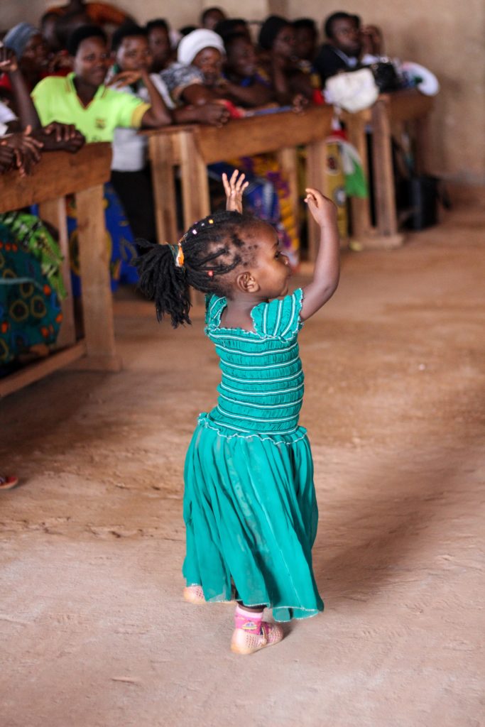 God gave us 5 senses: Dancing girl