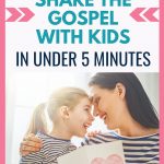 Share the gospel in 5 minutes using only these 3 verses. Use these 3 verses to share the gospel with a stranger, a friend, or a child. | How to teach the gospel to a child. #Bible #Christianmom #Jesus