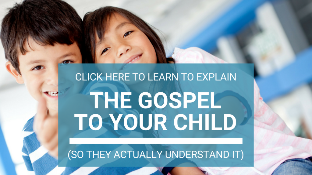 a simple gospel presentation for kids, and a link to download the printables