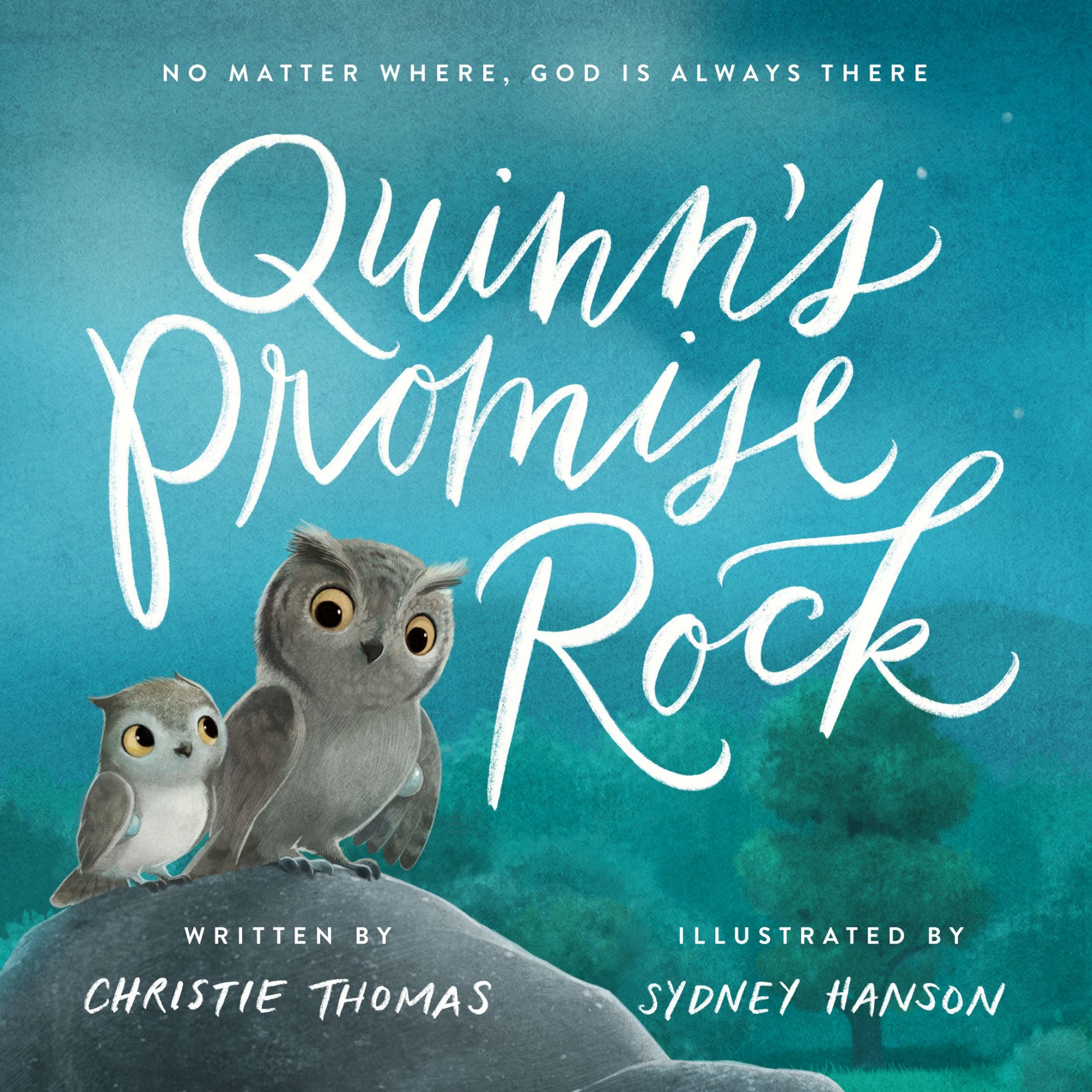 A picture book for to help with childhood anxiety from a Christian faith perspective | Christian parenting | Quinn's Promise Rock | Spiritual growth for children #Christianparenting #faithathome #Christianmom #hopegrownfaith #kidlit #childrensbook