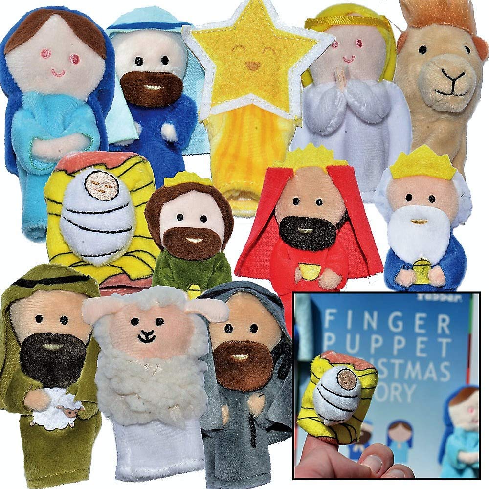 nativity finger puppets