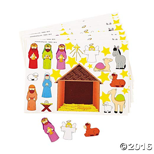 nativity stickers