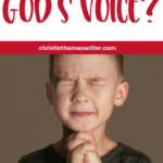 How to Hear From God: Listening Prayer for Children | When you're learning to pray, how can you have a two-way conversation with God? What does God's voice sound like? Here's a prayer to hear God's voice as well as some Bible verses on listening to God in prayer #prayer #Christianparenting #familydiscipleship #learntopray #Jesus