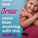 Teaching kids how to love God with your whole heart is easier than you thought! With this contemplative prayer example, your little contemplative child will learn to love Jesus more than anything. Also includes a review of Rick Warren's picture book "God's Great Love For You" to help explain God's love to a child. #sacredpathwaysforkids #Christianparenting #kidlit