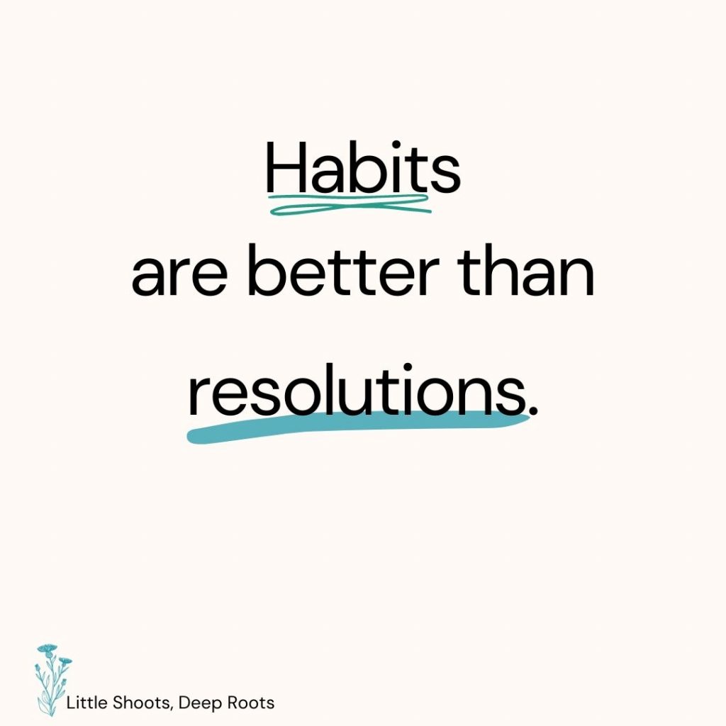 habits are better than resolutions (text only)