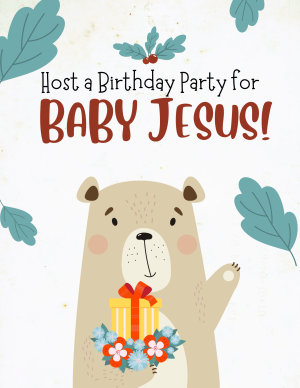 Birthday Party for Jesus! (GROUP LICENSE)