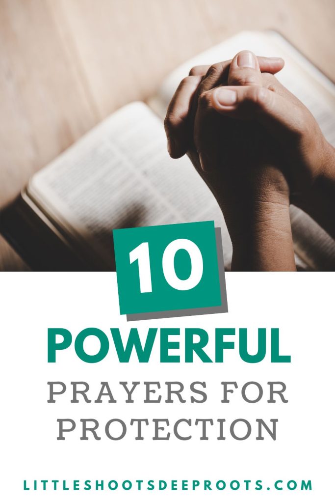 Pinterest graphic: 10 Powerful Prayers for Protection