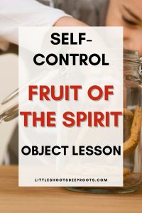 A Self-Control Sunday School Lesson from the Bible