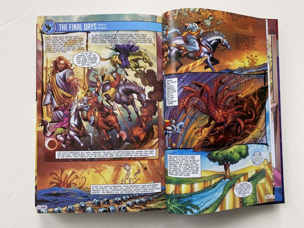The Action Bible for kids, picture of John's vision